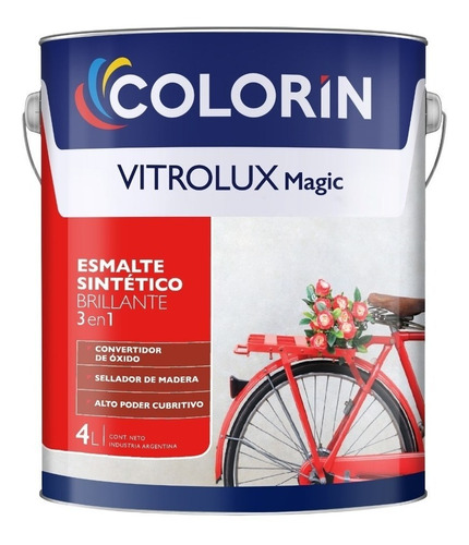Esmalte Sintetico Brillante Aluminio Magic Vitrolux 4lt - Imagen 2