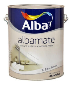 Pintura Sintetica Mate Esmalte Alba Albamate 4 Lt