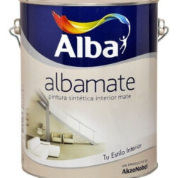 Pintura Sintetica Mate Esmalte Alba Albamate 1 Lt